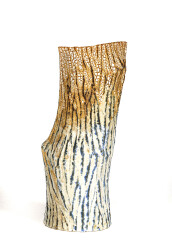 Haptic Series Vase Cobalt & White No 2