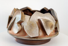 This contemporary hand crafted ceramic vessel is by Bruce Cochrane. Image 2