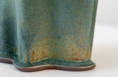 This contemporary blue-green ceramic box is made by Bruce Cochrane. Image 7