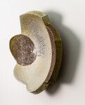 This contemporary ceramic wall plate is by Bruce Cochrane. Image 3