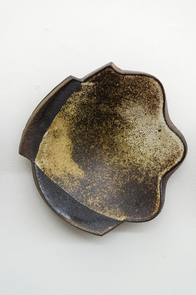 This contemporary ceramic vessel is by Bruce Cochrane.