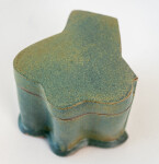 This contemporary blue-green ceramic box is made by Bruce Cochrane. Image 11