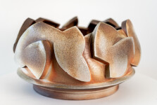 This contemporary hand crafted ceramic vessel is by Bruce Cochrane. Image 6
