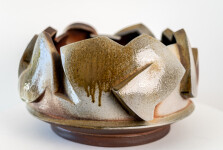 This contemporary hand crafted ceramic vessel is by Bruce Cochrane. Image 3