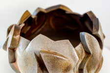This contemporary hand crafted ceramic vessel is by Bruce Cochrane. Image 13