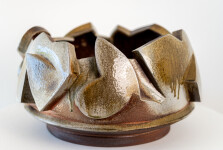 This contemporary hand crafted ceramic vessel is by Bruce Cochrane. Image 4