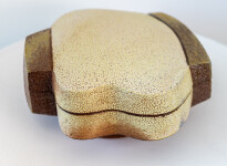 This contemporary hand crafted ceramic box is by Bruce Cochrane. Image 6