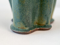This contemporary blue-green ceramic box is made by Bruce Cochrane. Image 5
