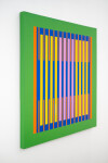 This modern geometric painting by Burton Kramer was inspired by music. Image 2