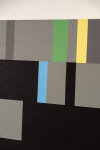 This modern geometric painting by Burton Kramer was inspired by music. Image 8