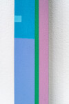 This contemporary colourful geometric vertical painting is by Burton Kramer. Image 13