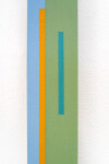 This contemporary colourful geometric vertical painting is by Burton Kramer. Image 8