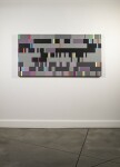 This modern geometric painting by Burton Kramer was inspired by music. Image 4