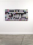 This modern geometric painting by Burton Kramer was inspired by music. Image 2