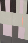 This modern geometric painting by Burton Kramer was inspired by music. Image 10