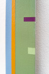This contemporary colourful geometric vertical painting is by Burton Kramer. Image 10