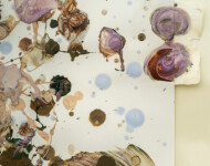 This abstract expressionist painting is by Carol Sutton. Image 2