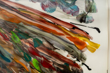 This contemporary abstract acrylic painting is by Carol Sutton. Image 3