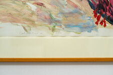 This contemporary abstract acrylic painting is by Carol Sutton. Image 5