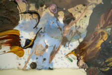 This abstract expressionist painting is by Carol Sutton. Image 6