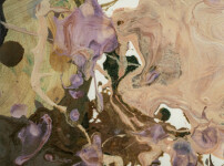 This abstract expressionist painting is by Carol Sutton. Image 5