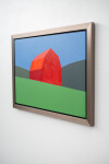 This pop art painting of a red barn was created by Charles Pachter. Image 3