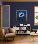 This pop art painting of a moose is by Charles Pachter. Image 11