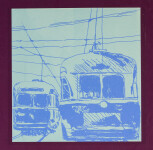 This artist’s proof (1/1), unframed, is a playful homage to the beloved image of a Toronto streetcar. Image 6