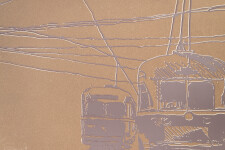 This artist’s proof (1/1), unframed, is a playful homage to the beloved image of a Toronto streetcar. Image 5