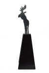 The unmistakable silhouette of a moose—one of Canada’s iconic images is celebrated in this sculpture by Charlie Pachter. Image 5