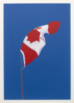 This framed pop art lithograph of a Canadian flag is by Charles Pachter. Image 2