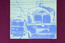 This artist’s proof (1/1), unframed, is a playful homage to the beloved image of a Toronto streetcar. Image 2