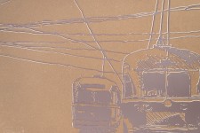 This artist’s proof (1/1) is a playful homage to the beloved image of a Toronto streetcar. Image 5