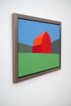 This pop art painting of a red barn was created by Charles Pachter. Image 2