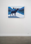 The Canadian moose—majestic and proud is one of several images made famous by Charles Pachter. Image 2