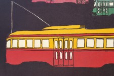 For pop artist Charles Pachter, the Toronto streetcar symbolizes the urban landscape he calls home. Image 4
