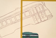 This artist’s proof (1/1) is a playful homage to the beloved image of a Toronto streetcar. Image 2