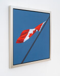 This acrylic pop art painting of a Canadian flag is by Charles Pachter. Image 3