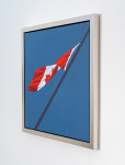 This acrylic pop art painting of a Canadian flag is by Charles Pachter. Image 4