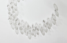 This contemporary glass wall sculpture was created by Cheryl Wilson Smith. Image 8