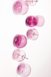 This contemporary wall sculpture is made from pink glass bubbles. Image 9