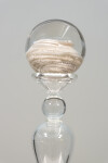 This contemporary table top clear glass piece is by Cheryl Wilson Smith. Image 4
