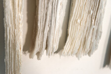 This contemporary glass wall sculpture is inspired by nature. Image 6