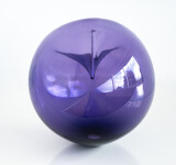 This contemporary purple glass tabletop sculpture is by Cheryl Wilson Smith. Image 4