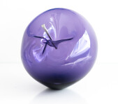This contemporary purple glass tabletop sculpture is by Cheryl Wilson Smith. Image 2