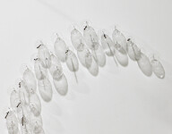 This contemporary glass wall sculpture was created by Cheryl Wilson Smith. Image 9