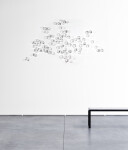 This contemporary clear glass wall sculpture was created by Cheryl Wilson Smith. Image 6