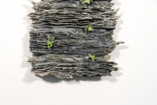 This contemporary wall sculpture created by Cheryl Wilson Smith features mirrored bubbles. Image 7