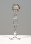 This contemporary table top clear glass piece is by Cheryl Wilson Smith. Image 2