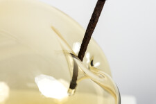 This contemporary amber glass tabletop sculpture is by Cheryl Wilson Smith. Image 3